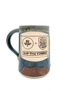 Magic-Rock-Brewery-Tankard Limited edition branded tankards by Nigel Hoyle Ceramics.