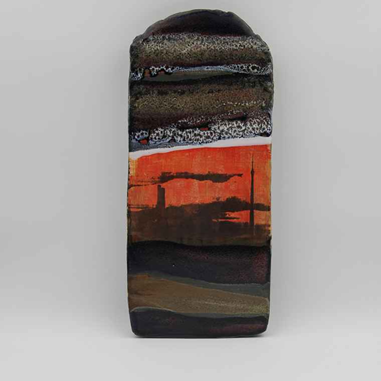 Two-Towers-At-Dusk-2020-760x760 Two Towers At Dusk 2020 from Exhibition Portfolio, Iconic collection by Nigel Hoyle Ceramics