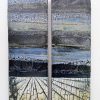 Exhibition Portfolio Panel, 'Diptych Landscape II' from Nigel Hoyle Ceramics