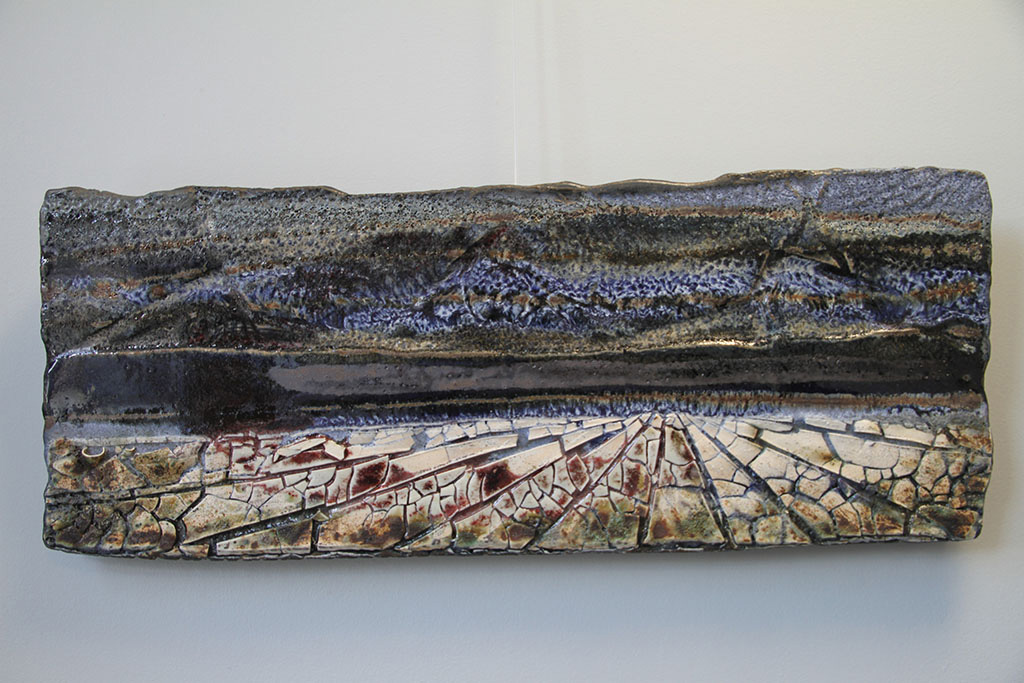 Exhibition Portfolio Panel, 'Distant Landscape' from Nigel Hoyle Ceramics