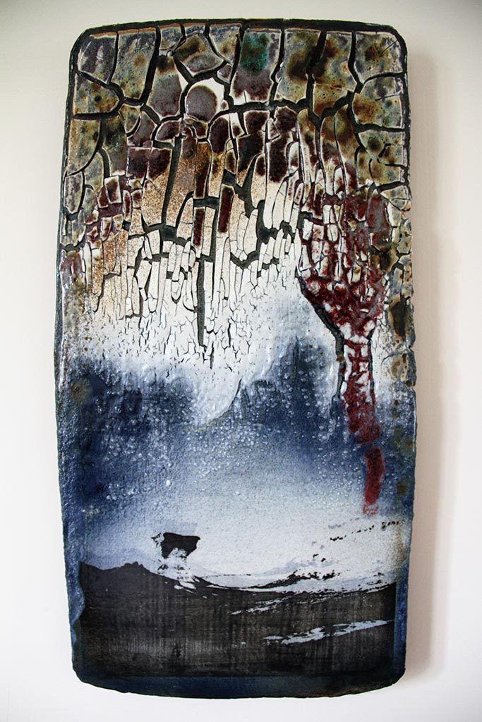 Exhibition Portfolio Panel, 'Jebel At Ship's Canyon' from Nigel Hoyle Ceramics