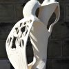 Exhibition Portfolio Sculpture, 'Laid Bare White' from Nigel Hoyle Ceramics