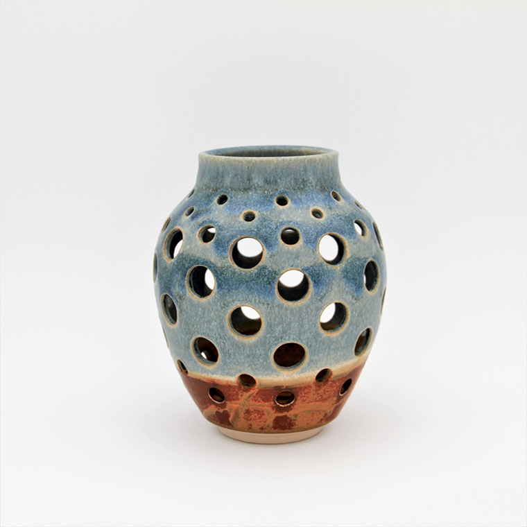 Large-Ovoid-Candle-Burner-H19cm-x-W15cm-950g-£60-1 Large Ovoid Candle Holder from Scipelei Pottery Homeware by Nigel Hoyle Ceramics