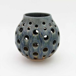 Large Orb Candle Holder, Scipelei Pottery Homeware, by Nigel Hoyle Ceramics