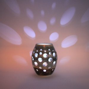 Ovid Candle Holder from Scipelei Pottery Homeware by Nigel Hoyle Ceramics