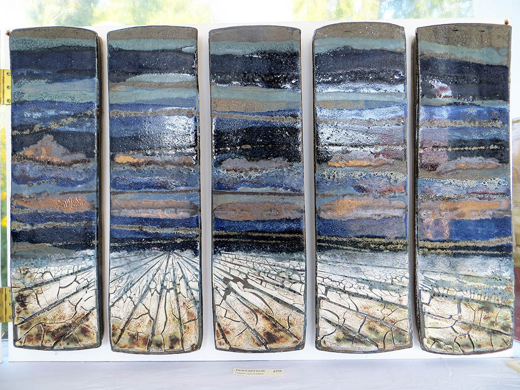 Exhibition Portfolio Panel, 'Pentaptych' from Nigel Hoyle Ceramics