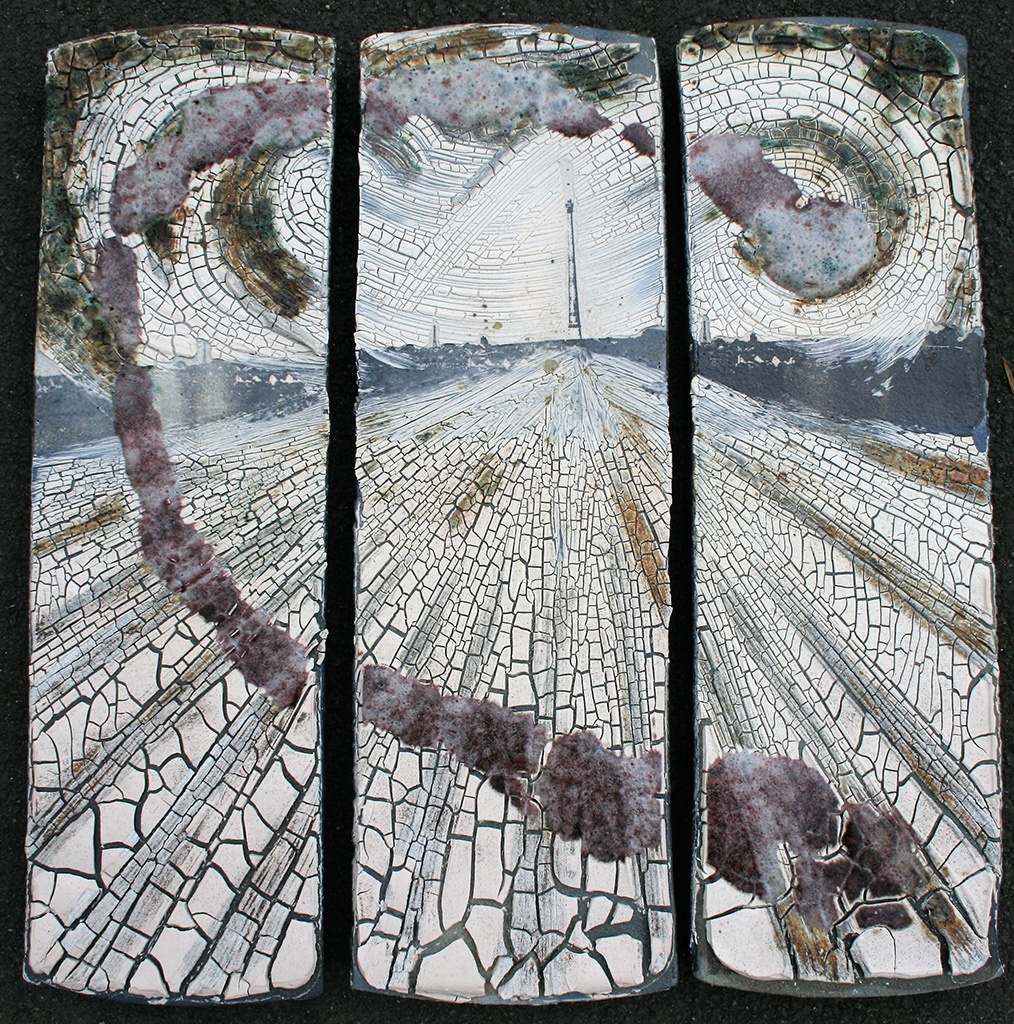 Exhibition Portfolio Panel, 'Triptych Home 2011' from Nigel Hoyle Ceramics