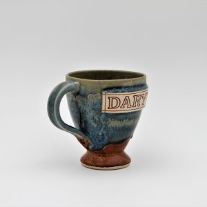 Ceramic Wine Goblet With Handle and Name from Scipelei Pottery Homeware