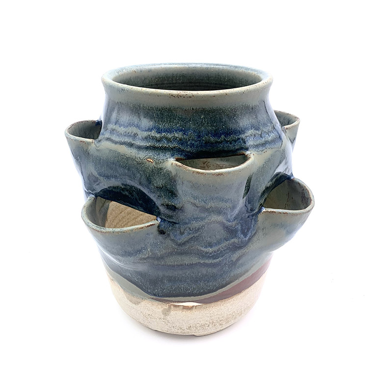 Strawberry Planter Strawberry Planter made by Nigel Hoyle and available from Nigel Hoyle Ceramics, Scipelei Pottery