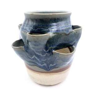 Strawberry Planter made by Nigel Hoyle and available from Nigel Hoyle Ceramics, Scipelei Pottery