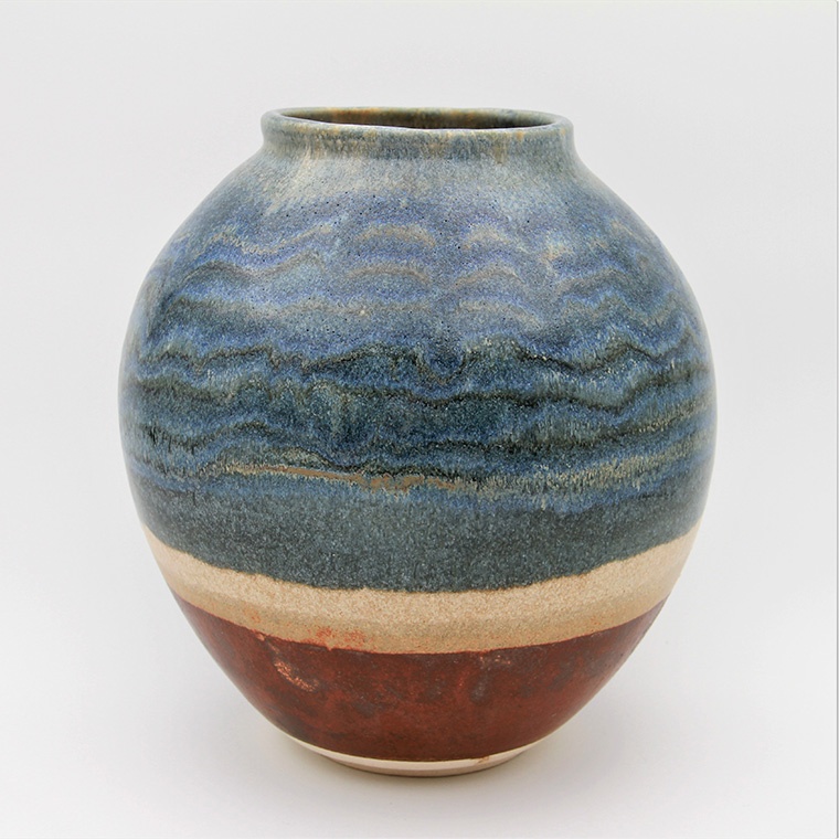 Large Organic Landscape Jar from Scipelei Pottery Homeware by Nigel Hoyle Ceramics