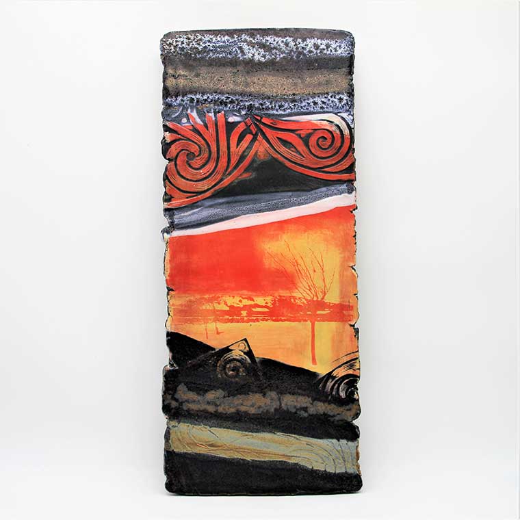 South-Westerly-2022 South Westerly 2022, panel from the Iconic series by Nigel Hoyle Ceramics