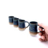 Espresso cup in blue green available from Scipelei Pottery