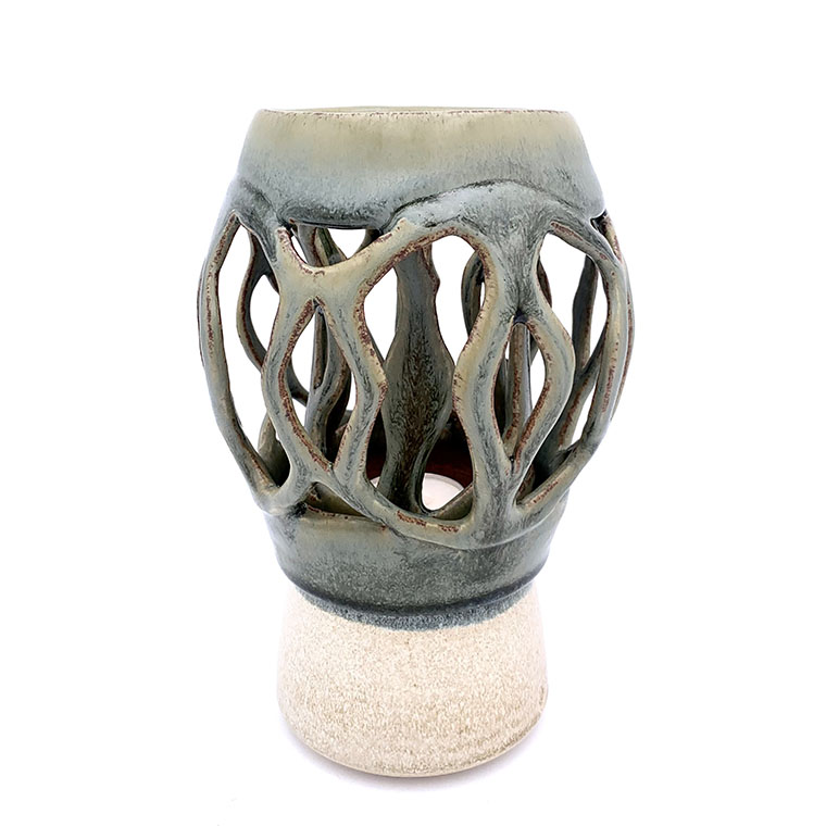 Sidra Thrown and Carved H21cm x W14cm 1030g £180 Sidra sculpture by Nigel Hoyle for the Exhibition collection available as a one-off.