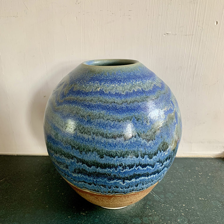 Organic Vessel II H24cm x W20cm £140 Sale £90 Organic Vessel II by Nigel Hoyle and available from Scipelei Pottery