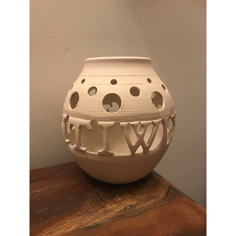 Walk With Me H20cm £200 Sale £75 2 Walk With Me sculpture by Nigel Hoyle and available from Scipelei Pottery