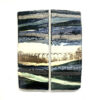 Diptych - The Beating Of The Tracks II, from the Iconic Series by Nigel Hoyle of Nigel Hoyle Ceramics