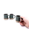 Espresso cup in French Grey available from Scipelei Pottery