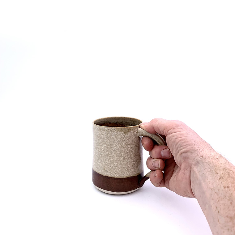 Mug Desert Sand H12cm x W9cm 300g £19 2 Mugs in Desert Sand available from Scipelei Pottery