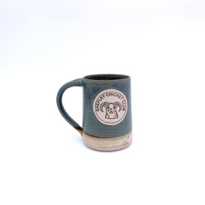 Shepley CC branded Tankards & Mugs in French Grey available from Scipelei Pottery