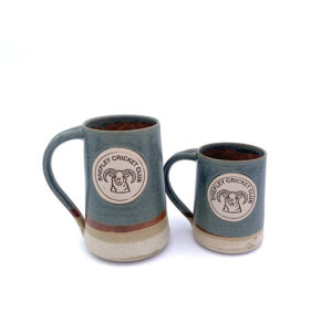 Shepley CC branded Tankards & Mugs in French Grey available from Scipelei Pottery