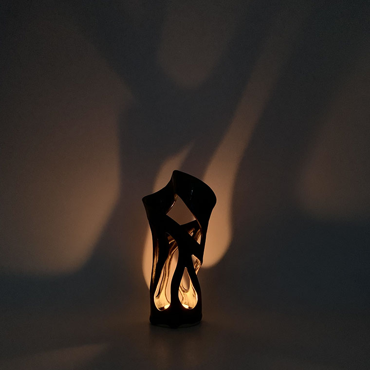 Altered Cut Out Form 5 Altered Cut Out Form by Nigel Hoyle and available from Nigel Hoyle Ceramics.
